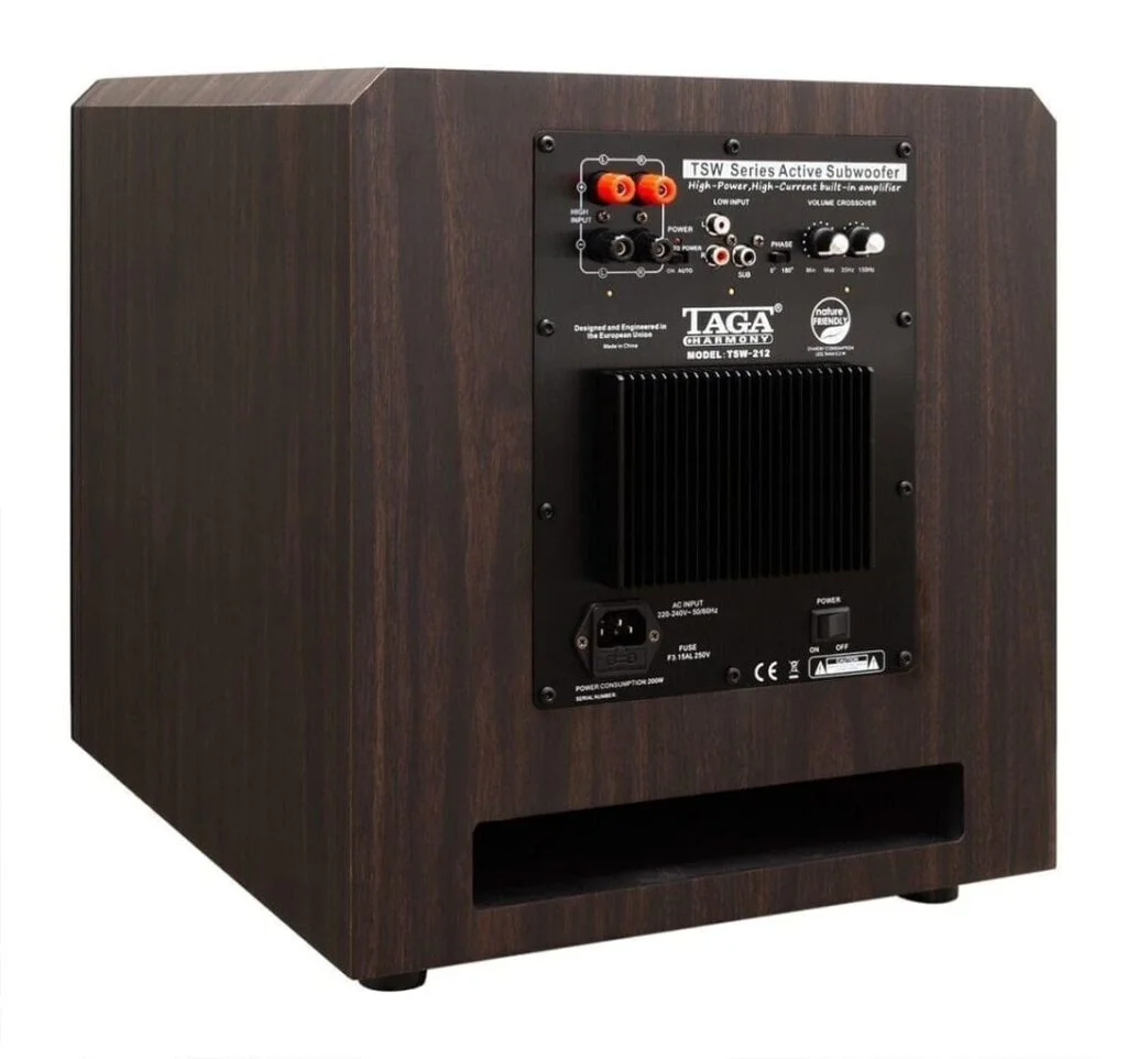 Активный сабвуфер TAGA Harmony TSW-212 Modern Wenge