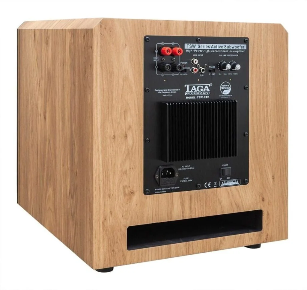 Активный сабвуфер TAGA Harmony TSW-212 OAK