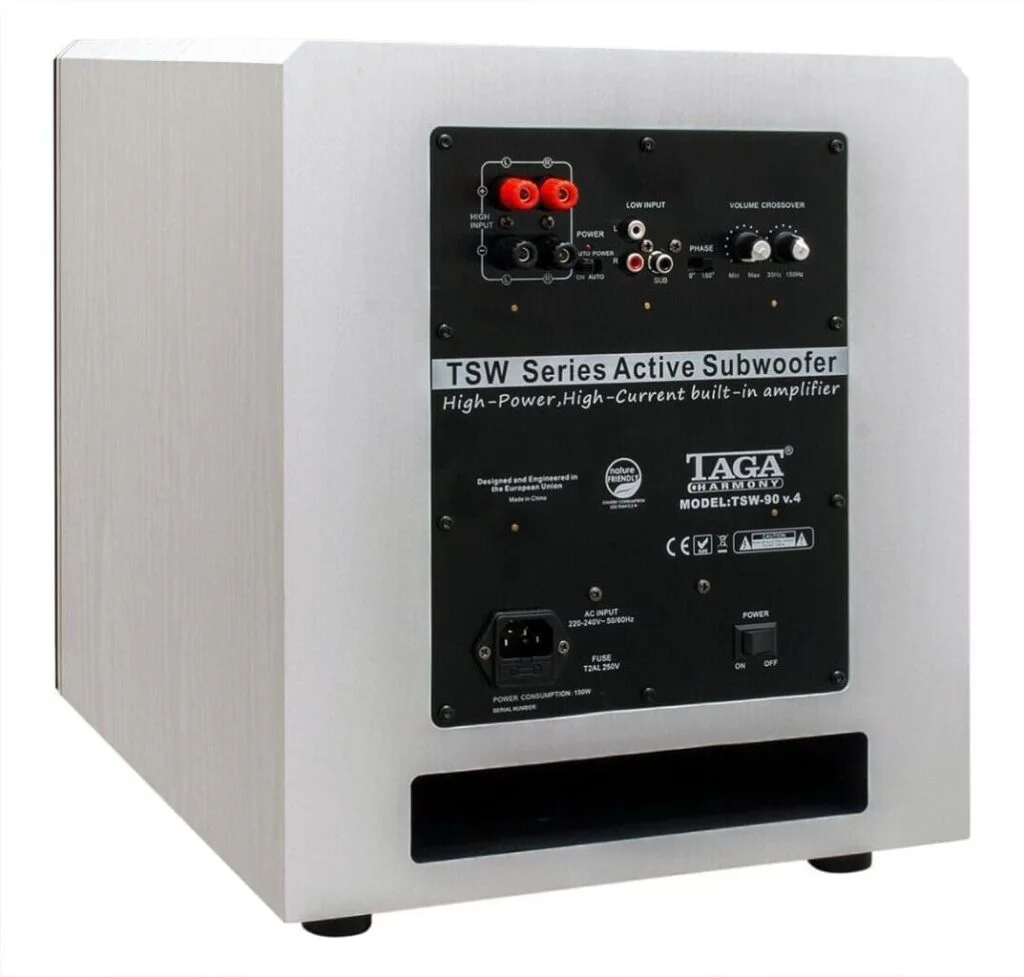 Активный сабвуфер TAGA Harmony TSW-90 v.4 White