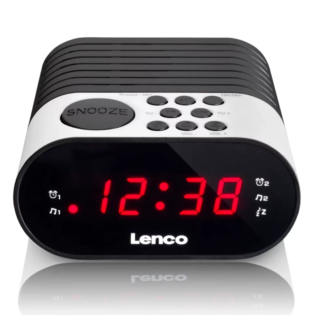 FM-радио, будильник Lenco CR-07 White