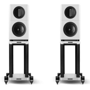 Полочная акустика Wharfedale Elysian 1 + Stand Piano White