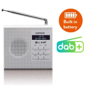 Портативное FM-радиo Lenco PDR-020WH