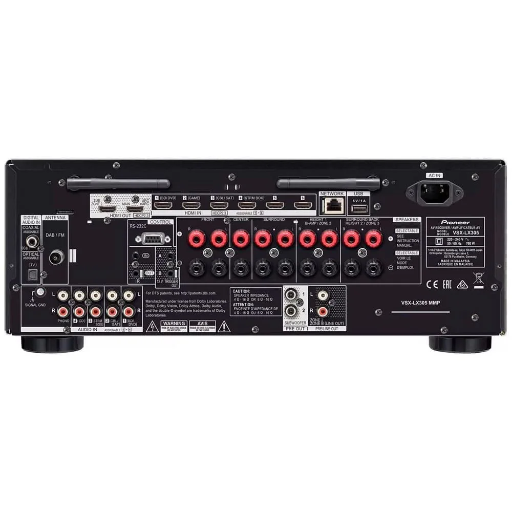 AV-ресивер Pioneer VSX-LX305 B M2 Black