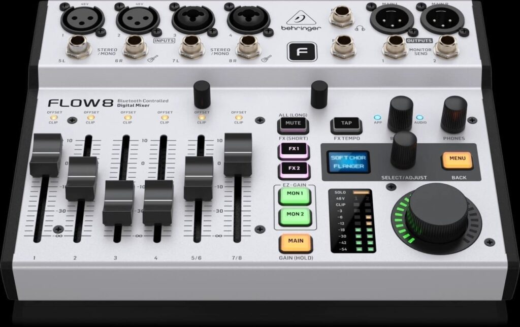 Цифровой микшерный пульт Behringer FLOW 8 с Bluetooth