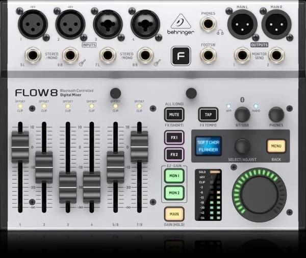 Цифровой микшерный пульт Behringer FLOW 8 с Bluetooth