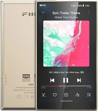 Плеер FiiO M21 Titanium Gold