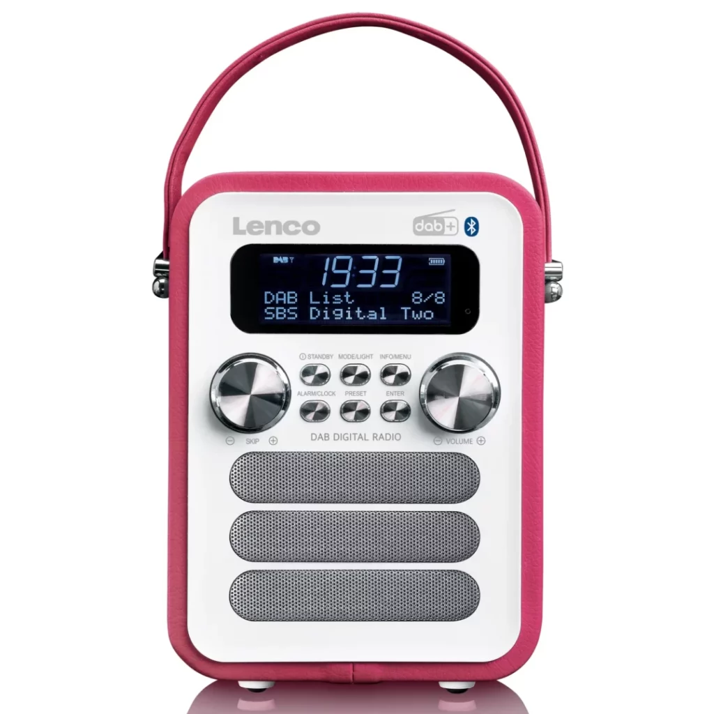 Портативное FM-радиo Lenco PDR-051PKWH