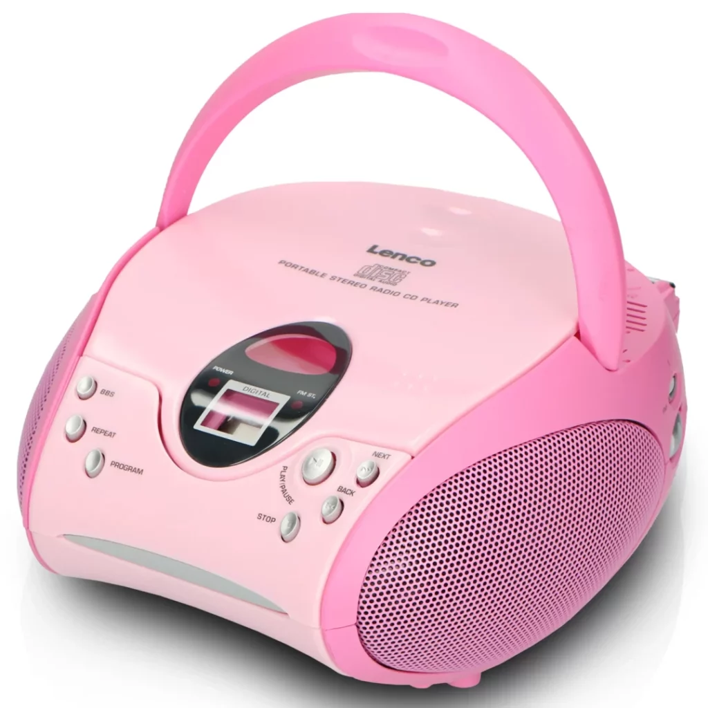 Бумбокс Lenco SCD-24 Pink