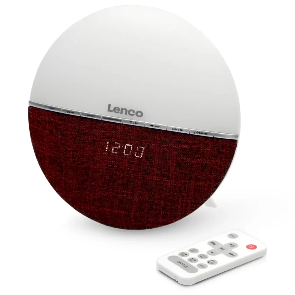 Умные радиочасы с подсветкой Lenco CRW-4BY