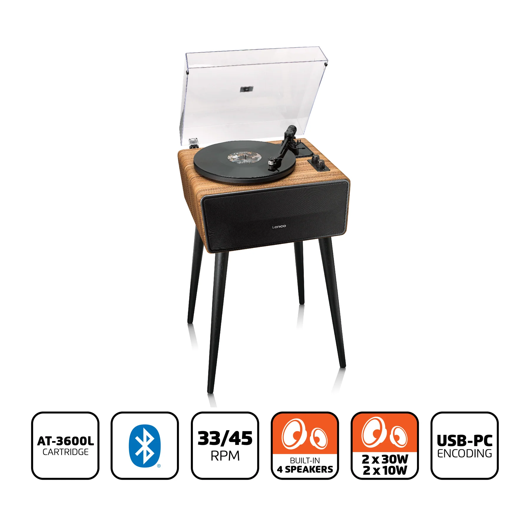 Виниловый проигрыватель Lenco LS-570OK