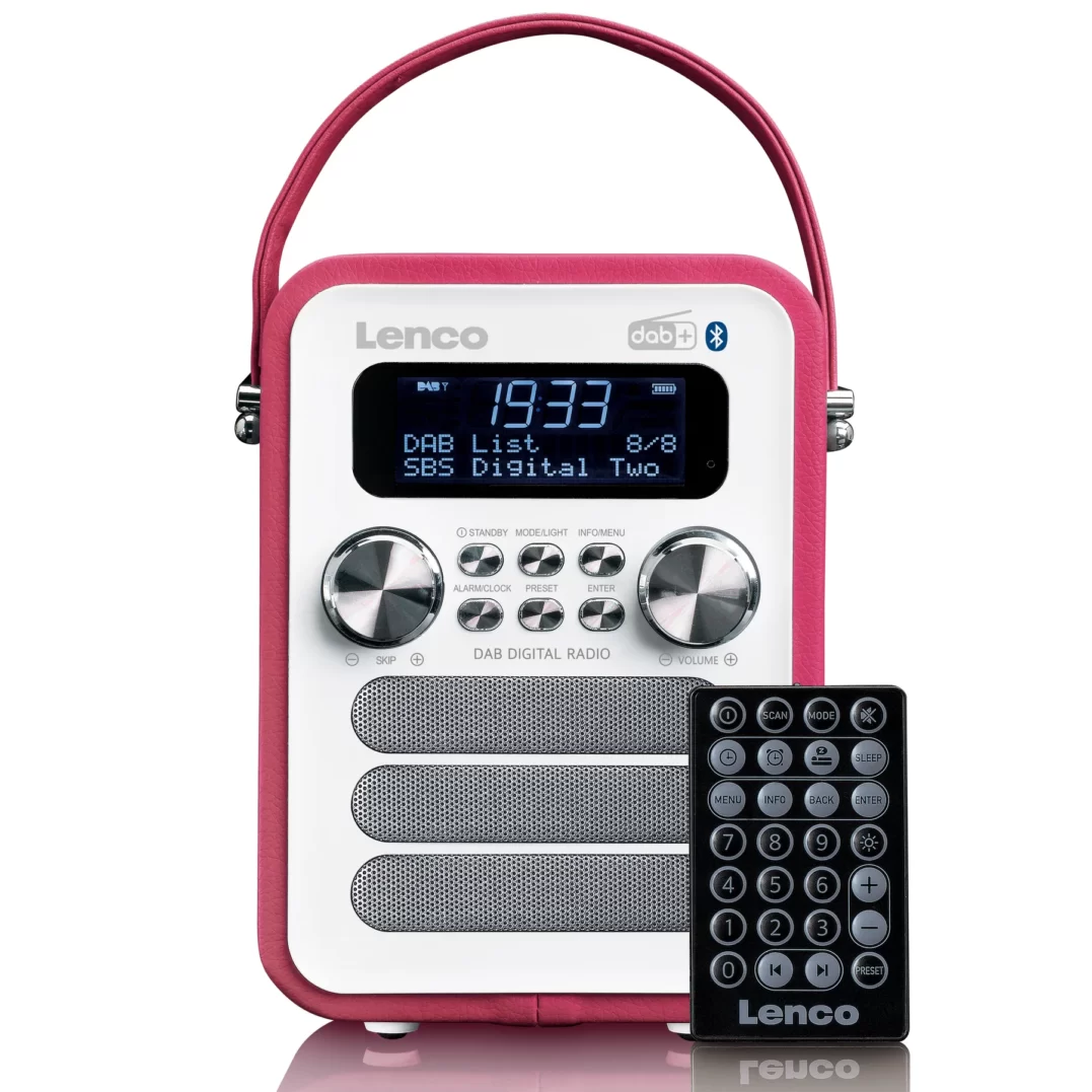 Портативное FM-радиo Lenco PDR-051PKWH