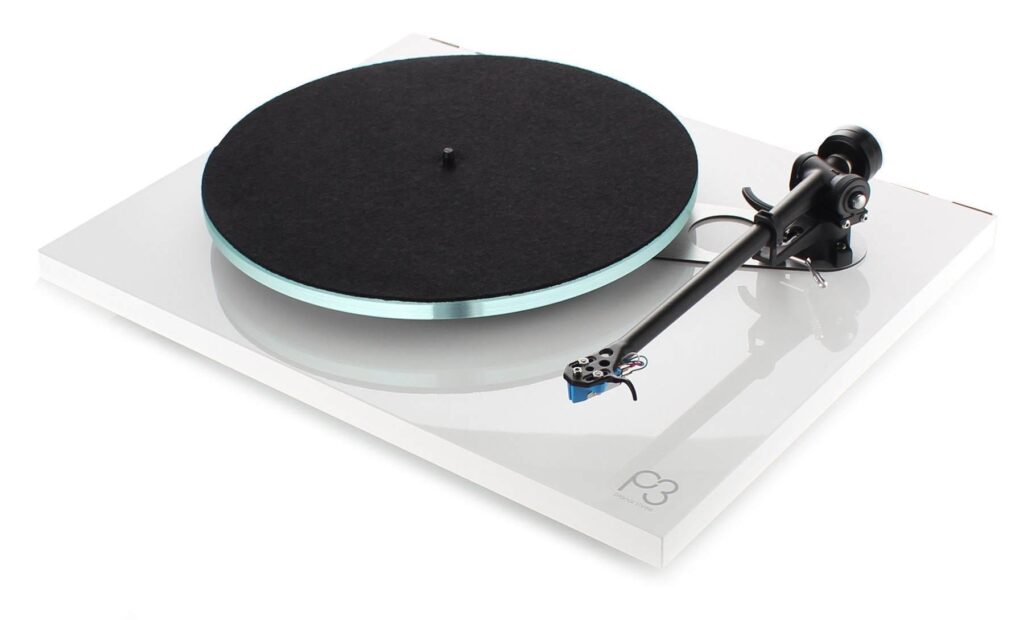 Проигрыватель виниловых пластинок Rega Planar 3 (RB-330, Exact) High Gloss white