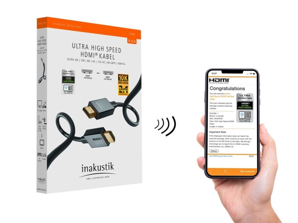 HDMI-кабель In-Akustik Star HDMI 2.1 (1.0m)
