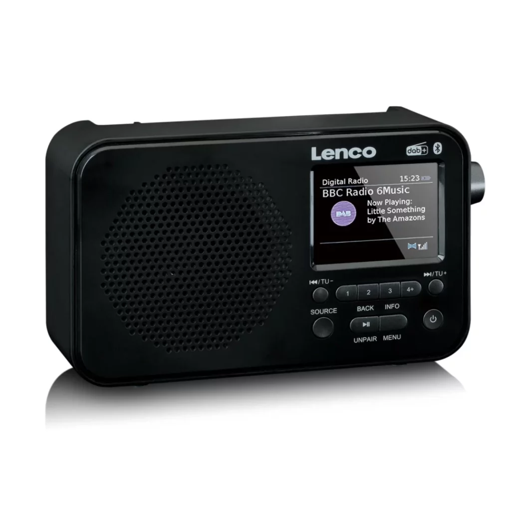 Портативное FM-радиo Lenco PDR-036BK