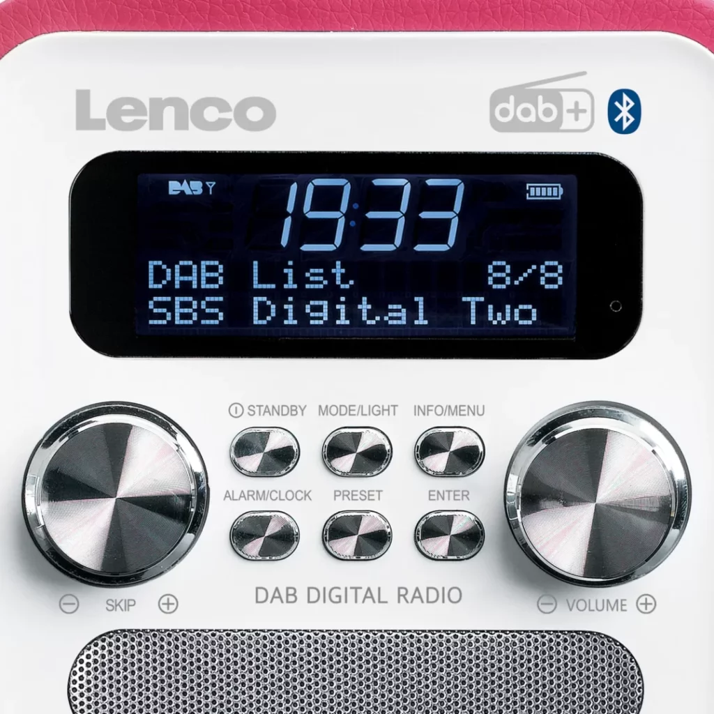 Портативное FM-радиo Lenco PDR-051PKWH