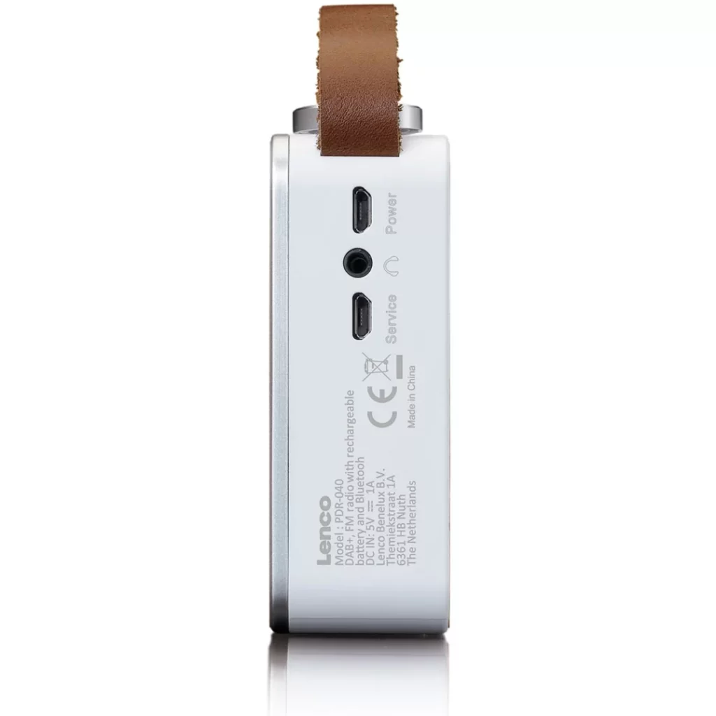 Портативное FM-радиo Lenco PDR-040BAMBOOWH