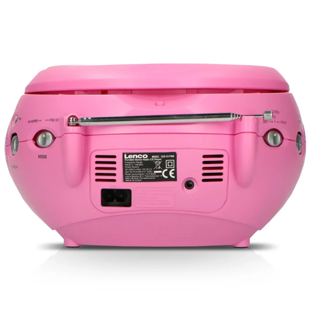 Бумбокс Lenco SCD-24 Pink