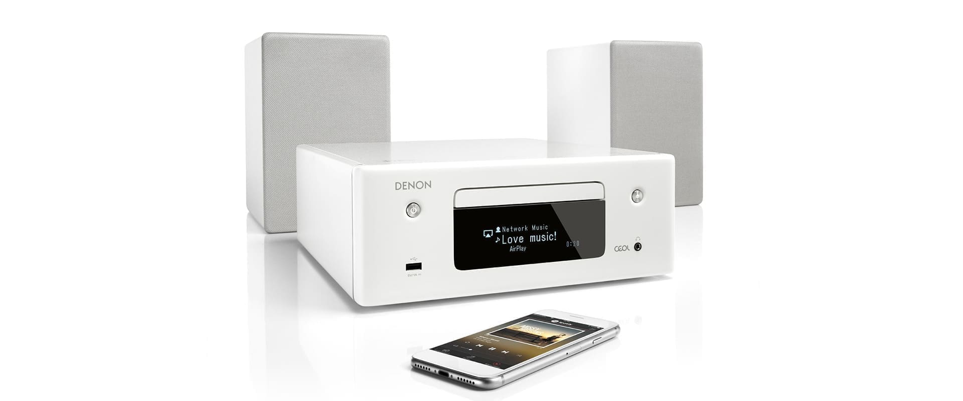 Музыкальный центр Denon CEOL N10 White