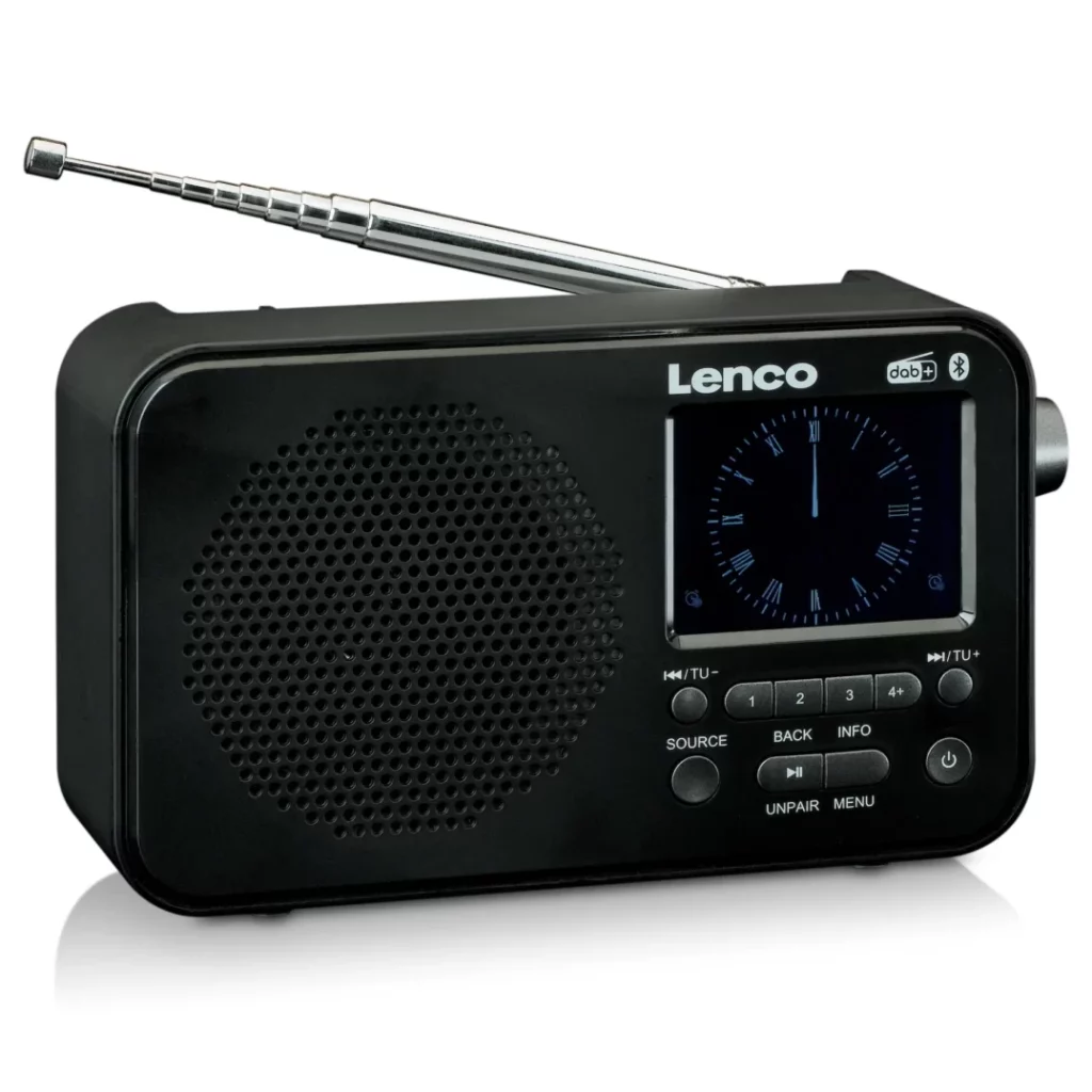 Портативное FM-радиo Lenco PDR-035BK