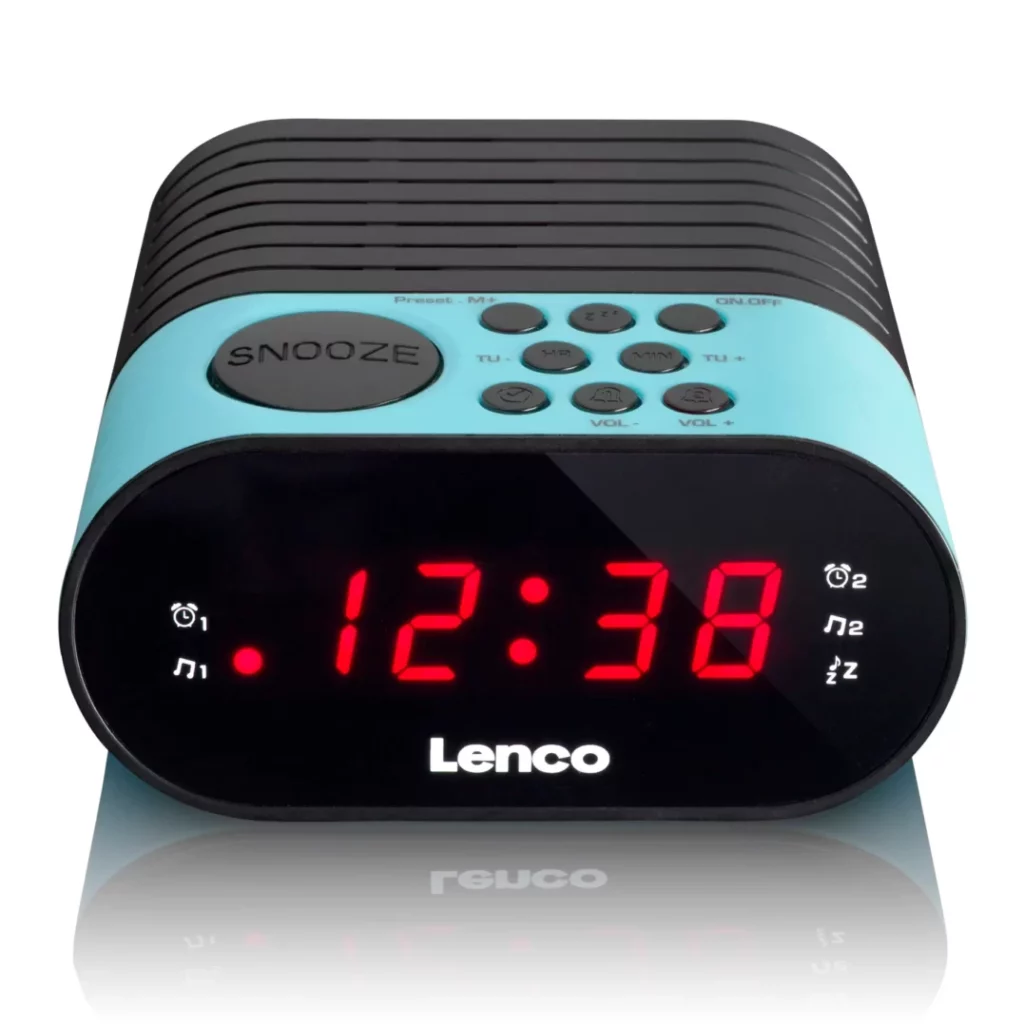 FM-радио, будильник Lenco CR-07 Blue