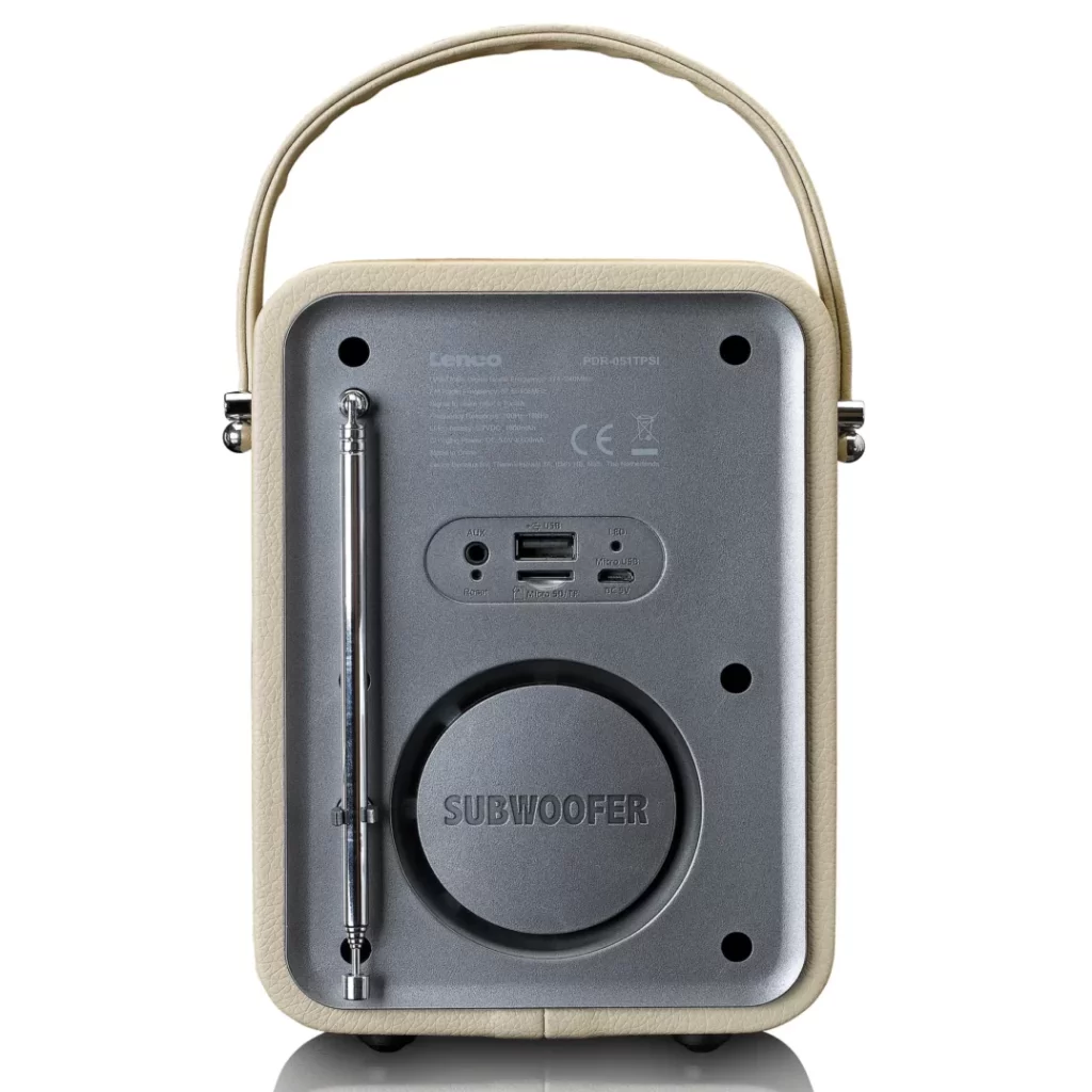 Портативное FM-радиo Lenco PDR-051TPSI