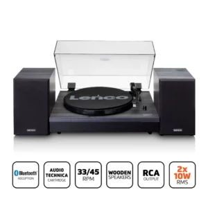 Виниловый проигрыватель Lenco LS-301BK