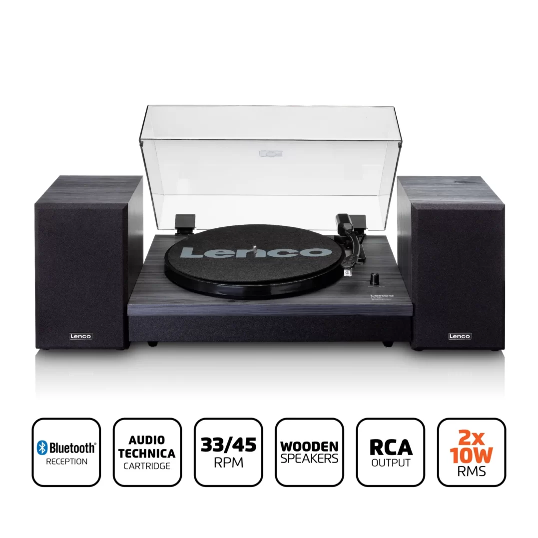 Виниловый проигрыватель Lenco LS-301BK