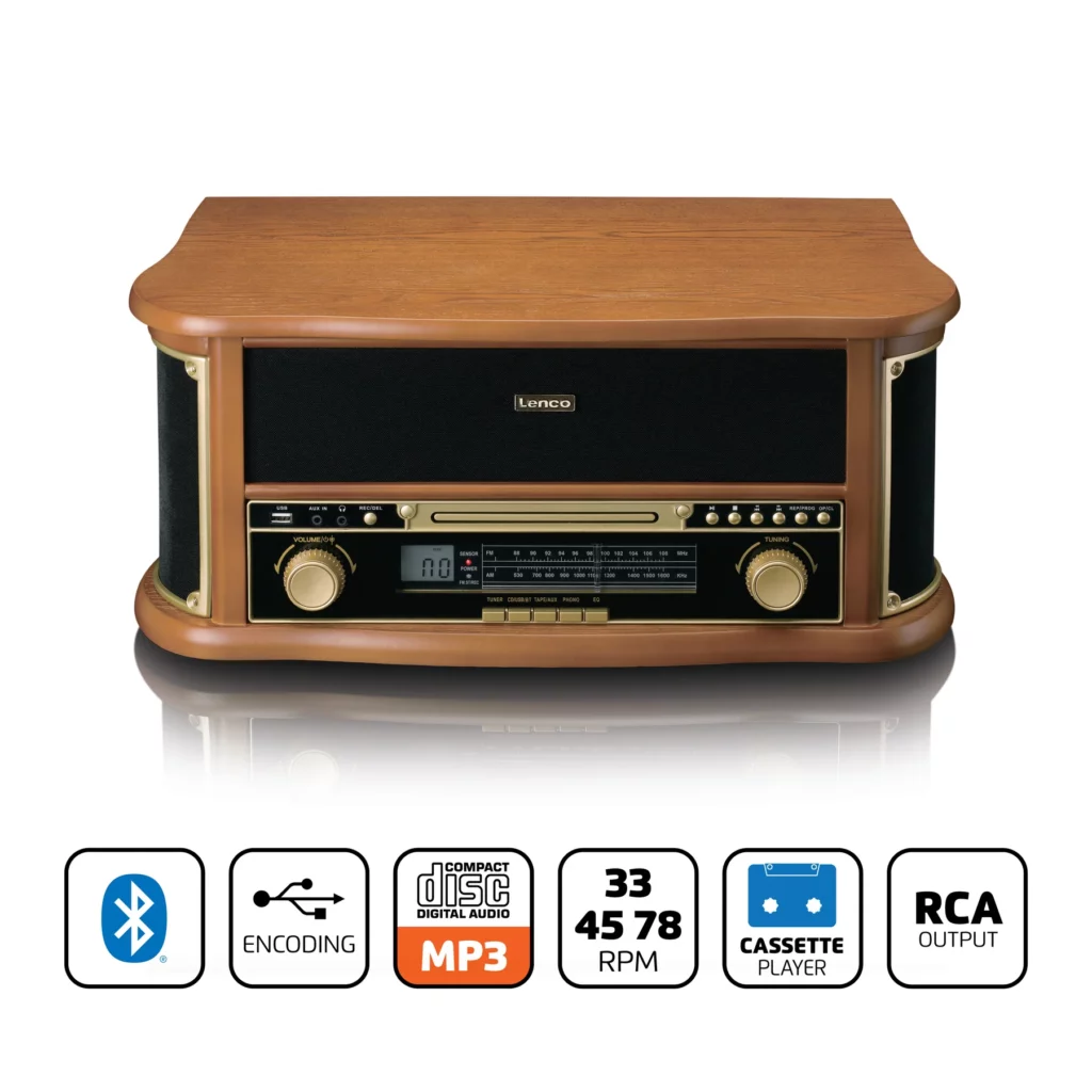 Музыкальный центр Lenco Classic Phono TCD-2551WD