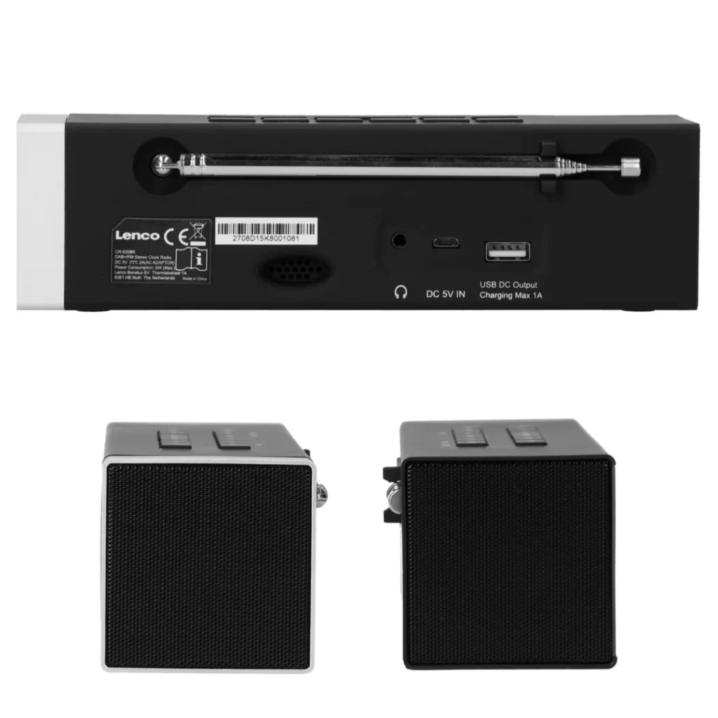 Стерео FM-радио Lenco CR-630BK
