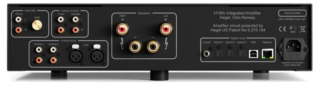 Интегральный усилитель Hegel H190v Black