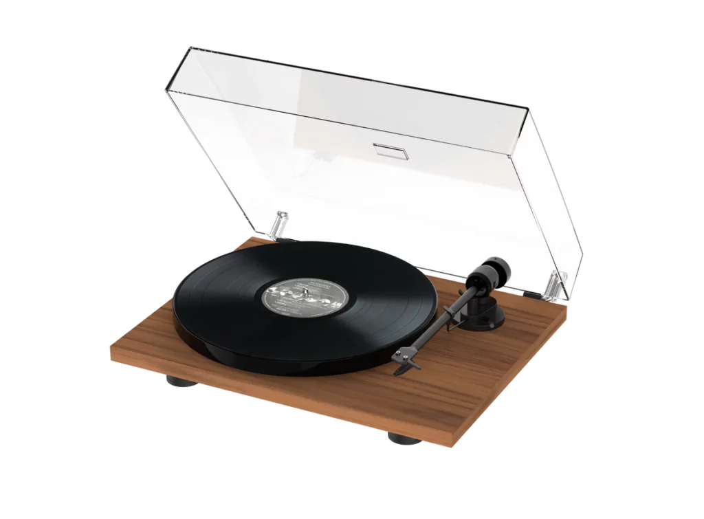 Виниловый проигрыватель Pro-Ject E1 Phono Walnut OM5e