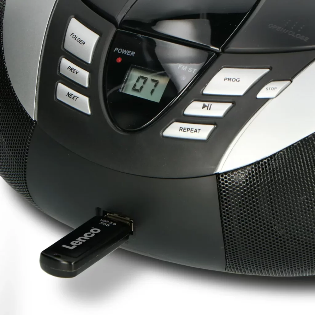 Бумбокс Lenco SCD-37 USB Silver