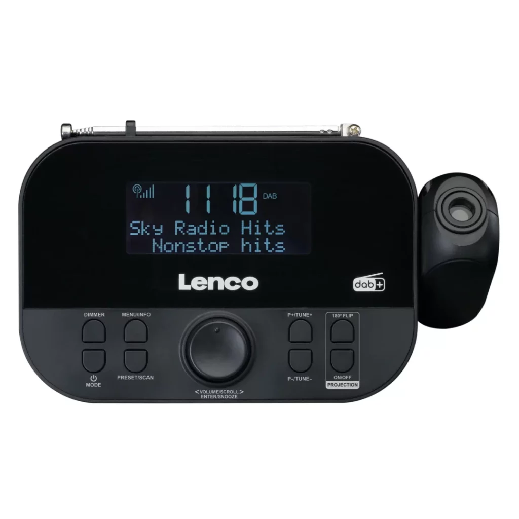 FM-радио, будильник Lenco CR-615BK