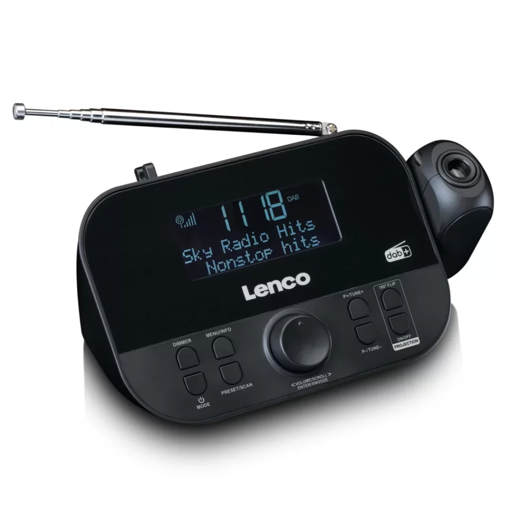 FM-радио, будильник Lenco CR-615BK
