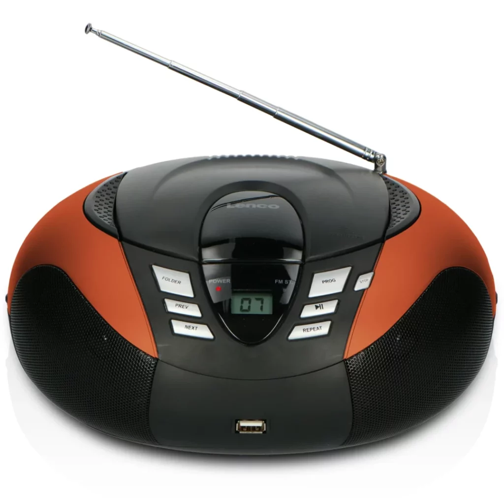 Бумбокс Lenco SCD-37 USB Orange