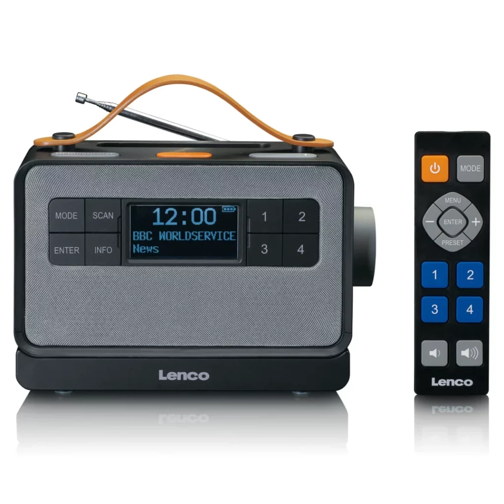 Портативное FM-радио Lenco PDR-065BK