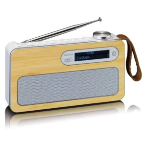 Портативное FM-радиo Lenco PDR-040BAMBOOWH