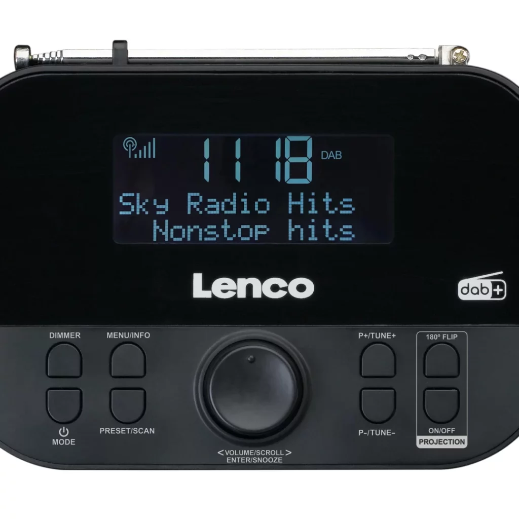 FM-радио, будильник Lenco CR-615BK