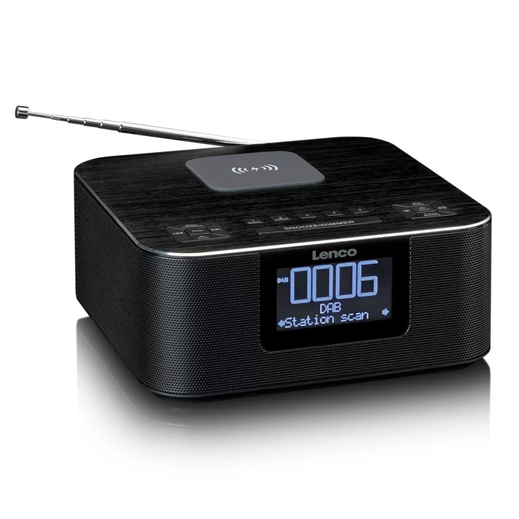 FM-радио, будильник Lenco CR-650BK