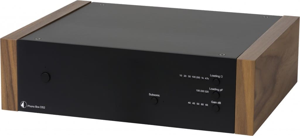Фонокорректор Pro-Ject Phono Box DS2 (Black/Walnut)
