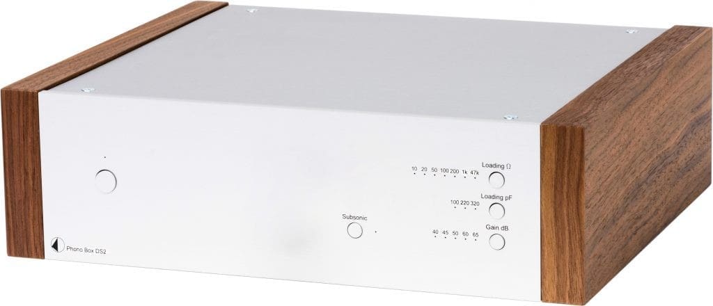 Фонокорректор Pro-Ject Phono Box DS2 (Silver/Walnut)
