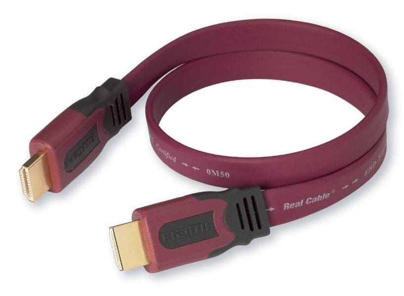 HDMI кабель Real Cable HD-E-FLAT 2m)