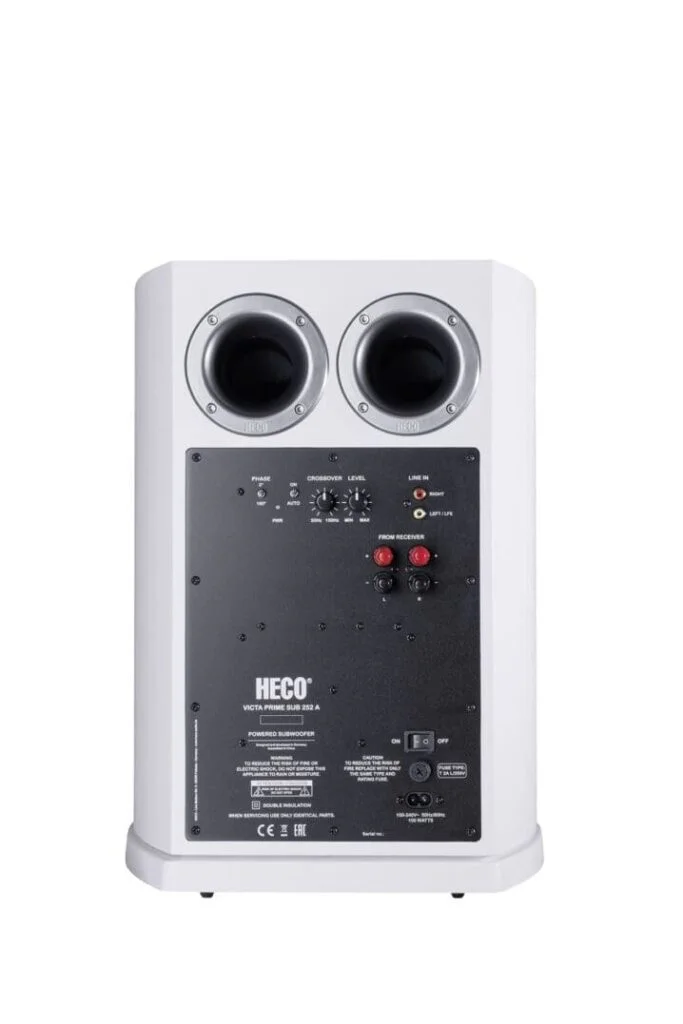 Сабвуфер активный Heco Victa Elite Sub 252 white