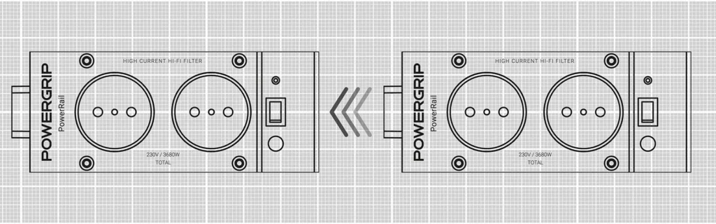 Компактный модуль чистого питания Powergrip PowerRail (без кабеля)