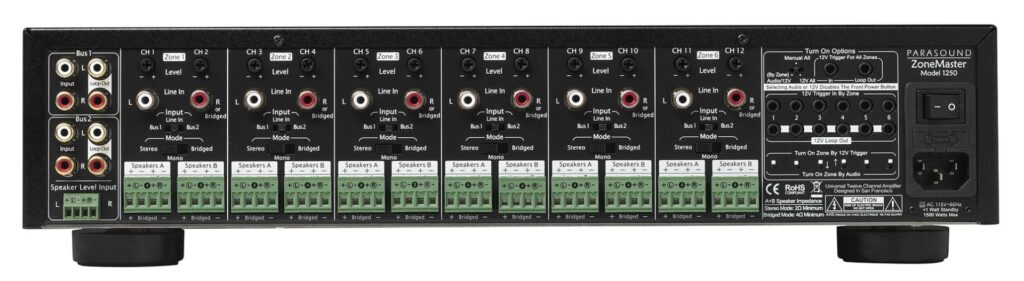 Многозональный усилитель Parasound ZoneMaster Model 1250