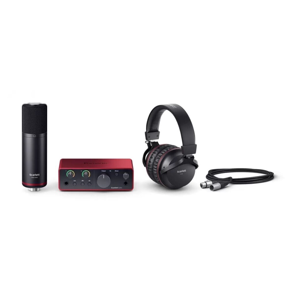 Студийный комплект FOCUSRITE Scarlett Solo Studio 4th Gen