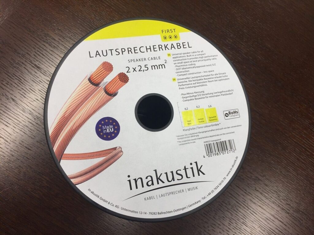 Кабель акустический In-Akustik First LS cable 2×2.5 mm2