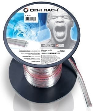 Кабель Oehlbach Silverline SP-25 (2 x 2,5 мм кв.) [Art. No.: 186, 187]