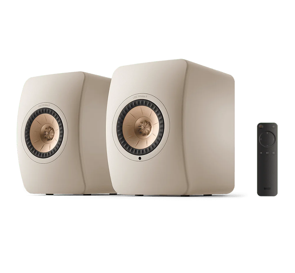 Полочная акустика KEF LS50 Wireless II Sand Shell