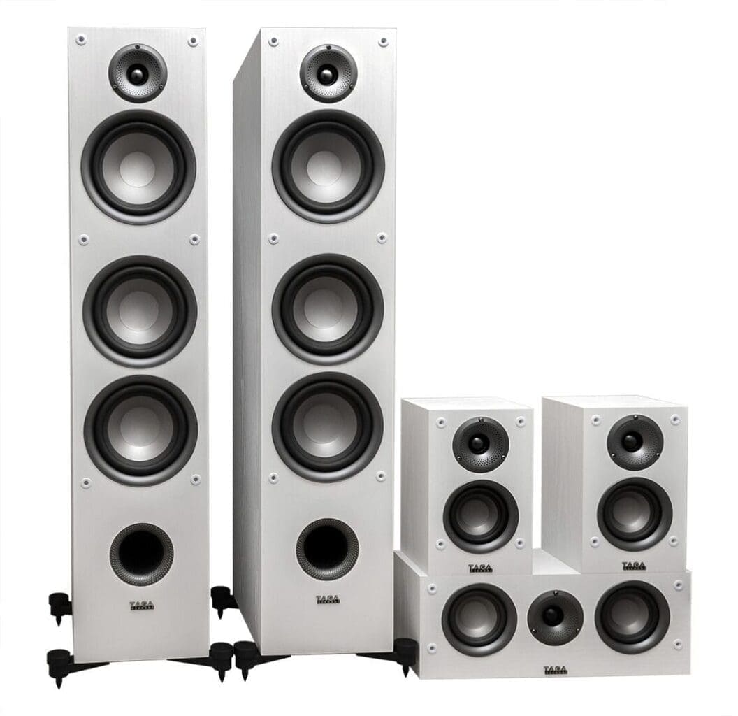 Комплект акустики 5.0 Taga Harmony TAV-607F+C+S White